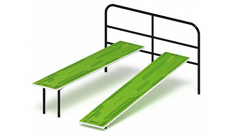 Скамья для пресса двойная (зеленый) - СО 2.40.04-02