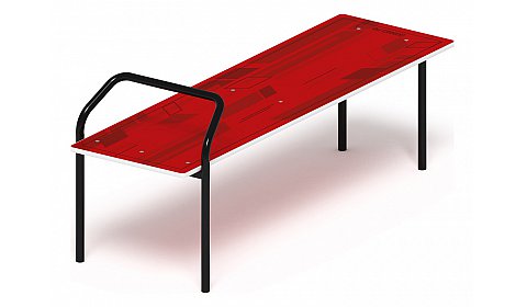 Скамья для пресса (красный) - СО 2.40.05-01