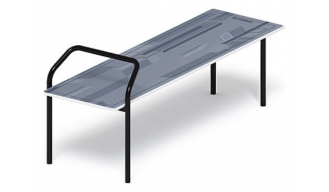 Скамья для пресса (серый) - СО 2.40.05-03