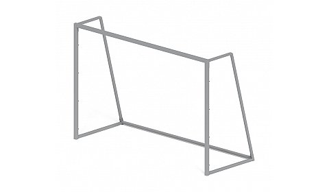 Ворота мини футбольные (серые) (с креплением сетки) - СО 2.60.02-03