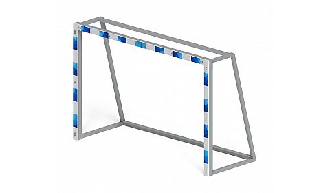 Ворота мини футбольные (серые) (с креплением сетки) - СО 2.60.04-03