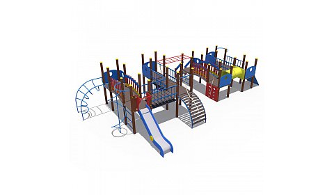 ДСК 04402.1 Спортивный комплекс (с горкой 1200 мм)