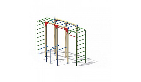 ДСК 04280 Спортивный комплекс Рукоход с брусьями