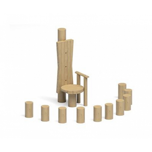 Сказочный трон с 10 сиденьями МФ-101