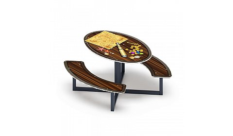 Столик детский круглый (Сокровища) - МФ 31.01.02-02 - Игра