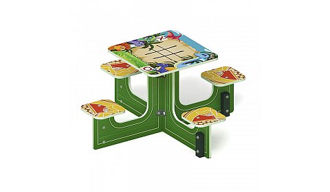 Столик детский квадратный (Крестики-нолики) - МФ 31.01.04-01