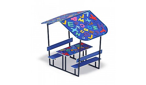Столик детский с навесом (Азбука) - МФ 31.01.08-02