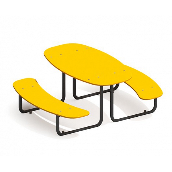 Стол со скамейками "Солар" МФ-10.7