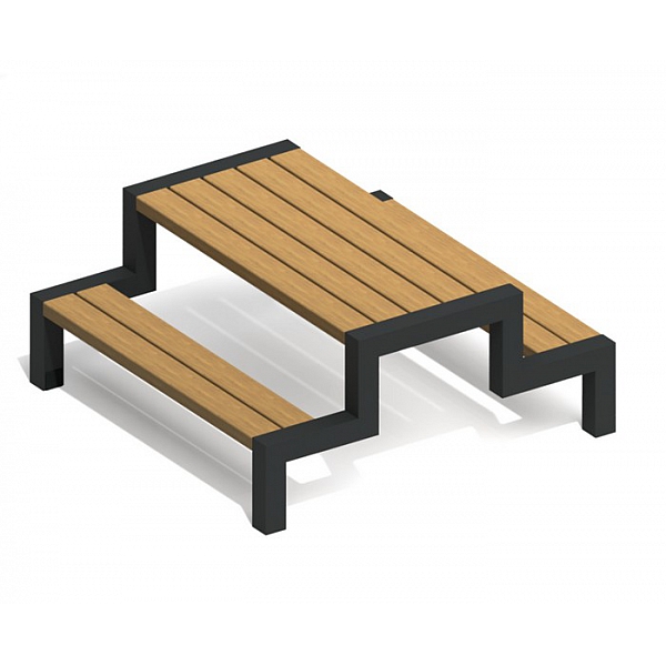 Стол со скамьями "Город" ПМ-06