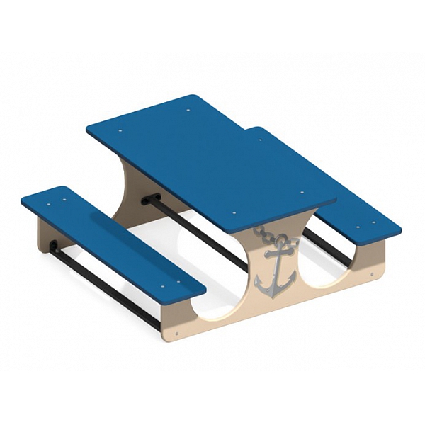 Стол со скамьями "Якорь" МФ-49.1