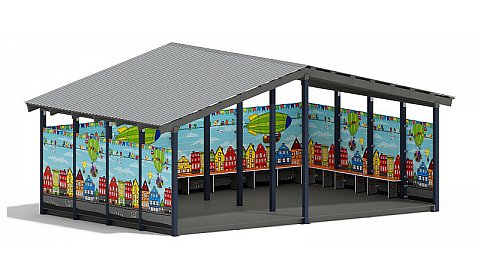 Теневой навес (Город) - МФ 70.6.4-01