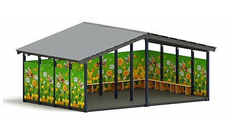 Теневой навес (Пчёлка) - МФ 70.6.4-05