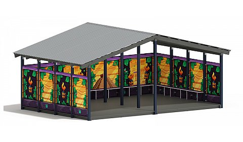 Теневой навес (Майя) - МФ 70.6.4-06