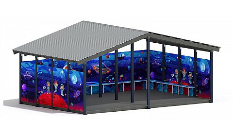 Теневой навес (Космопорт. Космос) - МФ 70.6.4-08