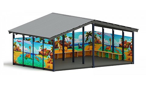 Теневой навес (Дино) - МФ 70.6.4-13