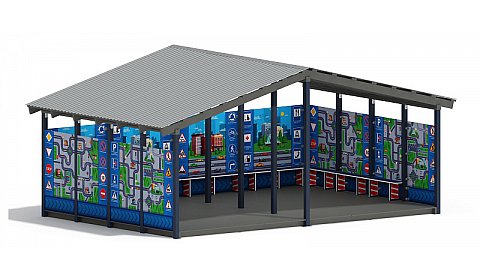 Теневой навес (ДПС) - МФ 70.6.4-14