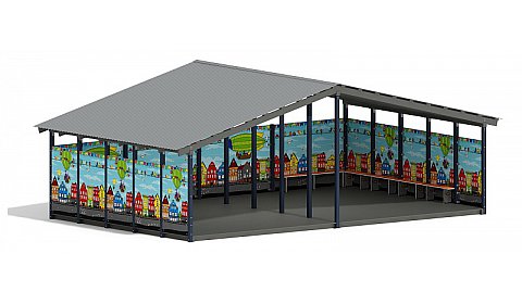 Теневой навес (Город) - МФ 70.8.5-01