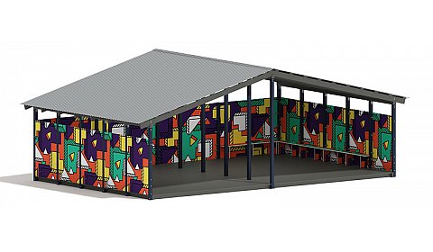 Теневой навес (Геометрия) - МФ 70.8.5-03