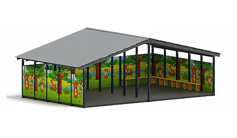 Теневой навес (Полянка) - МФ 70.8.5-07