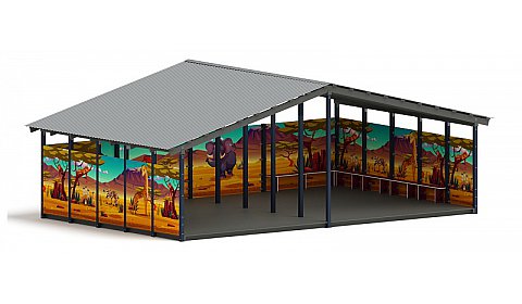 Теневой навес (Сафари) - МФ 70.8.5-10