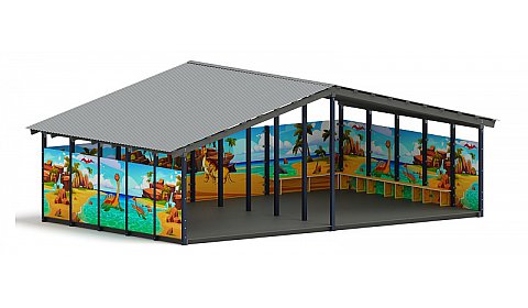 Теневой навес (Дино) - МФ 70.8.5-13