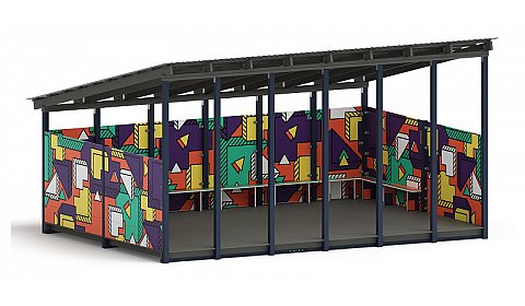 Теневой навес (Геометрия) - МФ 71.6.4-03