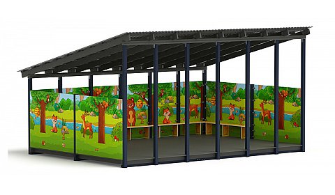 Теневой навес (Полянка) - МФ 71.6.4-07