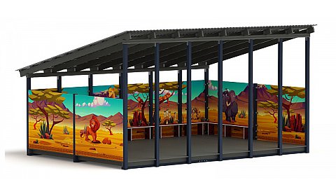 Теневой навес (Сафари) - МФ 71.6.4-10