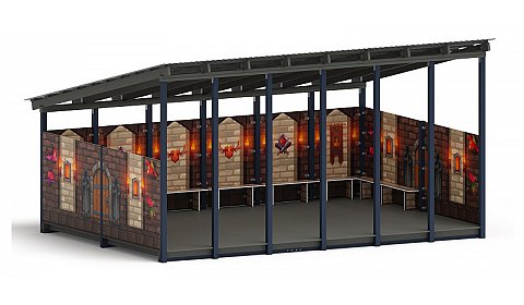 Теневой навес (Замок. Средневековый) - МФ 71.6.4-11