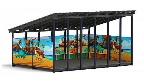 Теневой навес (Дино) - МФ 71.6.4-13