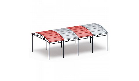 Теневой навес на 8 тренажеров - МФ 752.02 - Спорт