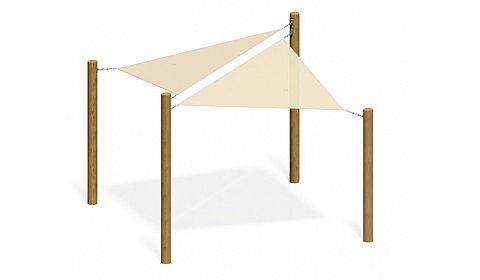 Теневой навес "Парус 2" МФ-107