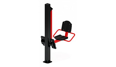 Жим ногами (красный) - Уличный тренажер - СТ 011-11