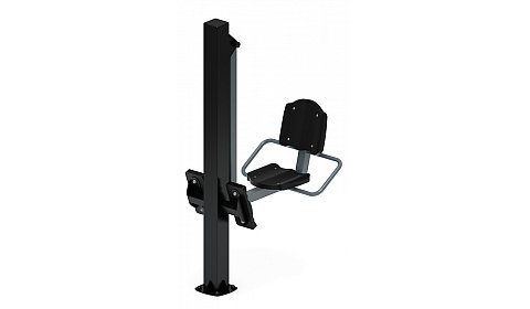 Жим ногами (серый) - Уличный тренажер - СТ 011-13