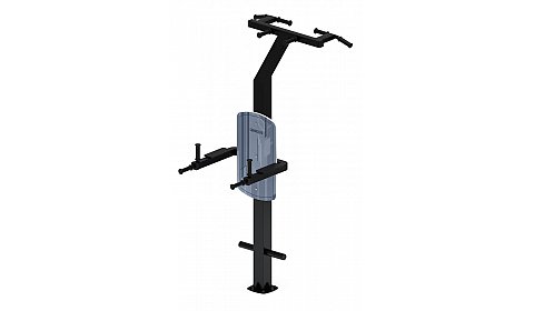 Турник три хвата+брусья (серый) - Уличный тренажер - СТ 012-13