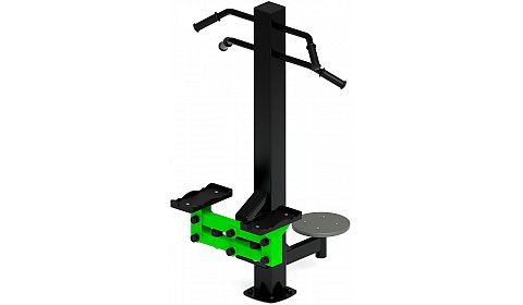 Степ+Твистер (зеленый) - Уличный тренажер - СТ 019-12