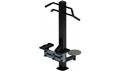 Степ+Твистер (серый) - Уличный тренажер - СТ 019-13