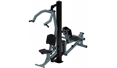 Тяга верхняя+Флекс (серый) - Уличный тренажер - СТ 021-13.П