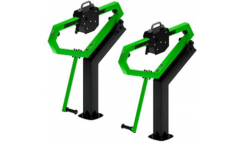 Приседания (зеленый) - Уличный тренажер - СТ 025-12.П