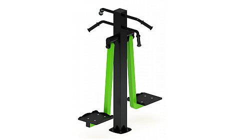 Маятник двойной (зеленый) - Уличный тренажер - СТ 029-12.П