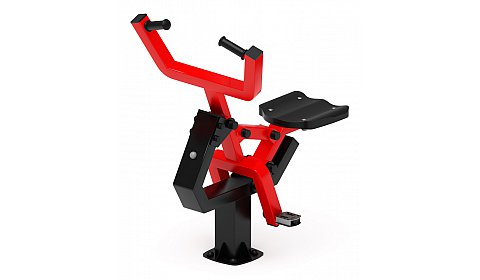 Наездник (красный) - Уличный тренажер - СТ 033-11.П