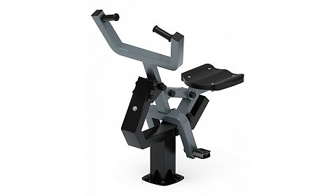 Наездник (серый) - Уличный тренажер - СТ 033-13.П