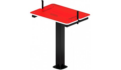 Стол для армреслинга (красный) - Уличный тренажер - СТ 001-11