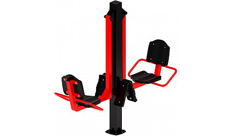 Жим ногами двойной (красный) СТ 032-11