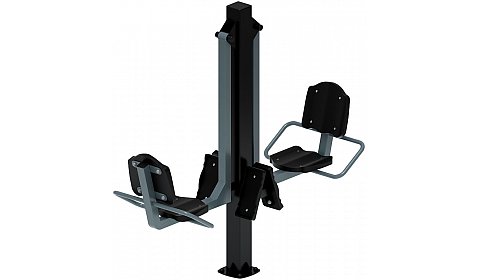 Жим ногами двойной (серый) СТ 032-13