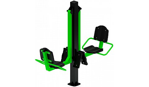 Жим ногами двойной (зеленый) СТ 032-12