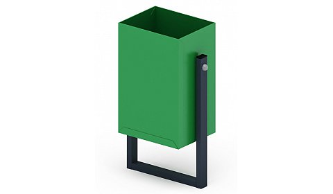 Урна прямоугольная (зеленая) - МФ 50.01.02-01
