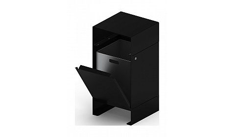 Урна парковая (черная) - МФ 50.02.04-01 (под анкера)