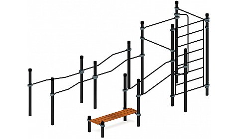 Воркаут ЛОВ 89 серый ВТ 101.13-03