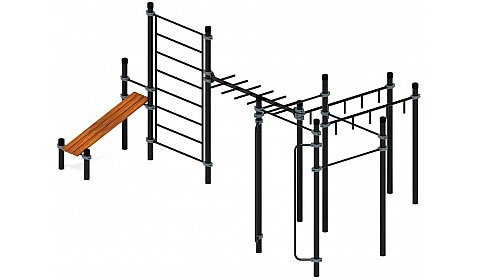 Воркаут ЛОВ 89 серый ВТ 101.14-03